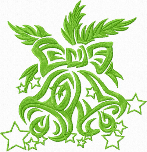 “Christmas Bells” is a Free Christmas Machine Embroidery Pattern designed by Igor Denisov from Needlework.ru