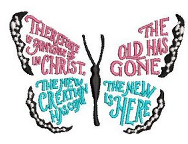 "Butterfly Quote" is a Free Machine Embroidered File designed by & from Falcon Embroidery