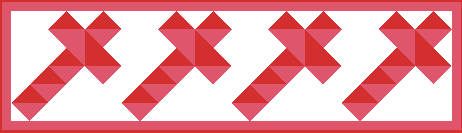 "Cross Star Long Table Runner" is a "Free Christmas in July 2022" Pattern designed by TK Harrison from BOMquilts.com!