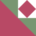 Block #4 - Square in a Square in the Corner of my "Mistletoe in the Corner" BOM Quilt from BOMquilts.com!