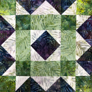 "Morning Glory Center Quilt Block" of my 2022 "Majestic Beauty" BOM Quilt!