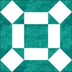 Wedding Ring Quilt Block is a Free Pattern for a 12" quilt block at QuiltTherapy.com!