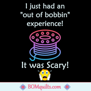 BOMquilts.com's Meme: I was so scared that I almost wet my plants!