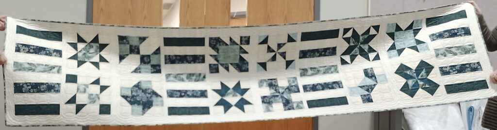 Quilt #7 of my "Cinnamon-teen Chocolate Figs & Roses" BOM quilt that the Port Perry Patchers Quilt Guild sewed together! An original design for BOMquilts.com by TK Harrison!