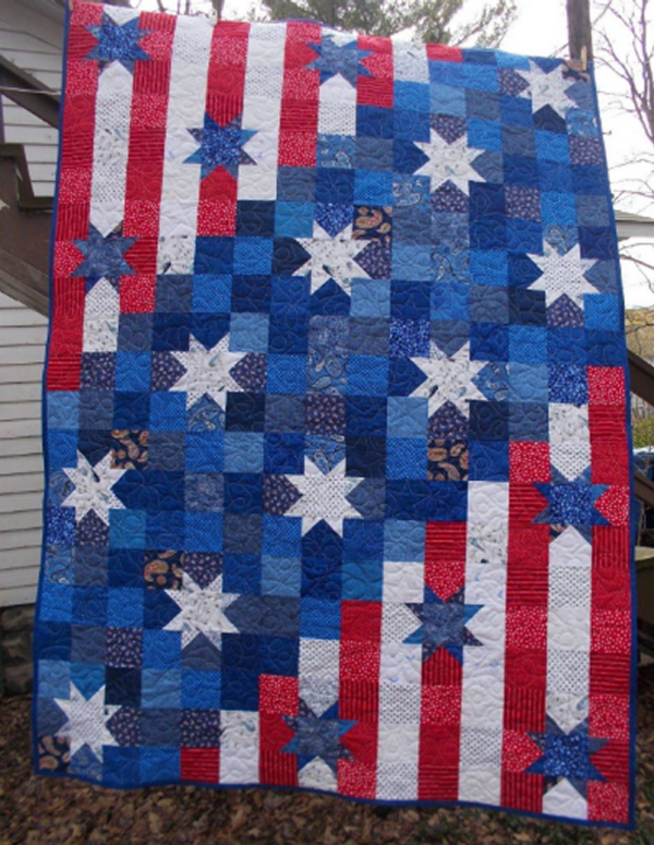 "Heros Comfort" is a Free Quilts of Valor (QOV) Pattern designed by Sharon H. Lake from the Quilts of Valor Foundation!
