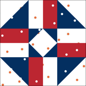 Crossroads Quilt Block is the only block in my "Crossroads Charity Quilt" designed by TK Harrison, owner of BOMquilts.com!