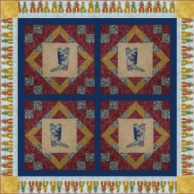 Cowboy Boot Scoot Original Pattern from BOMquilts.com!