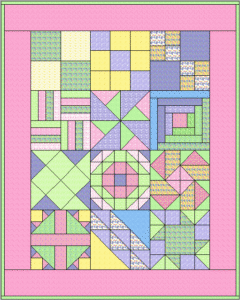 2009 "Pioneer Sampler" BOM for Little Girls, designed by TK Harrison, Owner of BOMquilts.com!