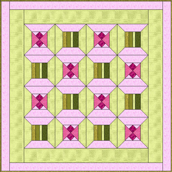 Sweet Pea Trellis and Angel Wings Quilt A Pastel and Precious Quilt That'll Shine like the Heavens and Earth For the Spring Days that are Soon to Come!