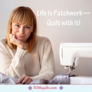 BOMquilts meme: Everything in life is just one crazy quilt! Do what you do best & quilt it together!