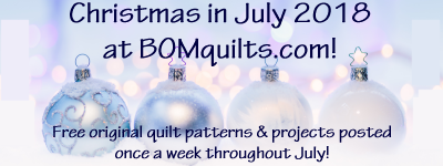 Christmas in July 2023 at BOMquilts.com!