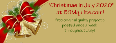 Christmas in July 2020 at BOMquilts.com!