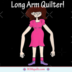 BOMquilts Meme: This is what happens, when I'm chained to my long arm day in & day out all year long!