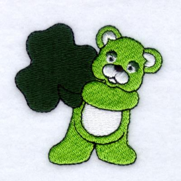 "St. Patricks Day Bear” is a Free St. Patrick's Day Machine Embroidery Designs designed by Favorite Brand from Ann the Gran!