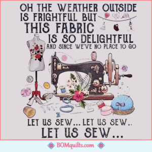 BOMquilts Meme: Spring weather brings the rains every day, Sew I might as well Sew!
