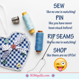 BOMquilts Meme: Sage advice for any quilter!