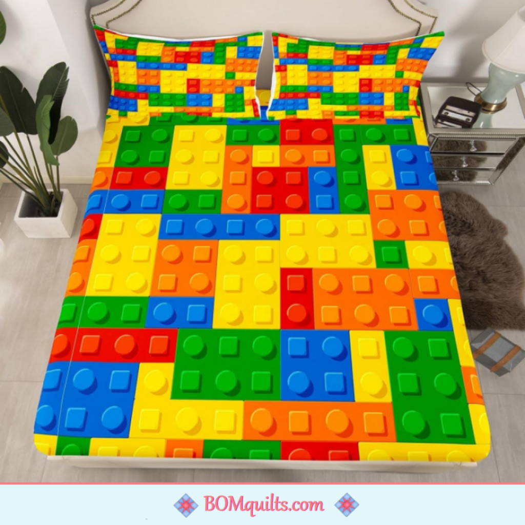 BOMquilts Meme: My Lego loving grandson wanted me to make him a quilt for his bed!