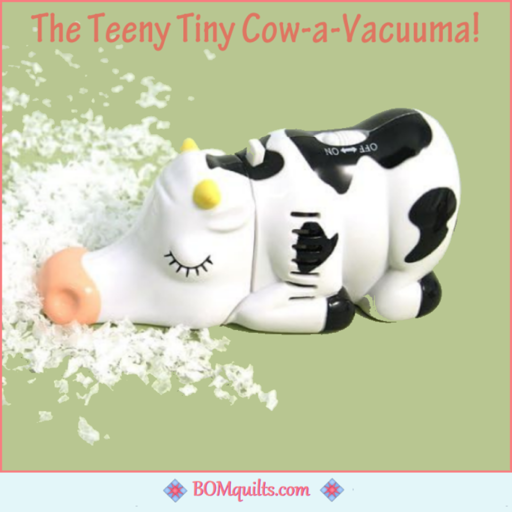 BOMquilts Meme: For those times when you have little messes on your cutting table!
