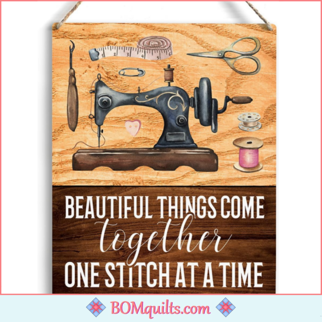 BOMquilts Meme: All it takes is One Stitch after another!