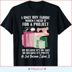 BOMquilts Meme: Fabric is a daily part of my life!